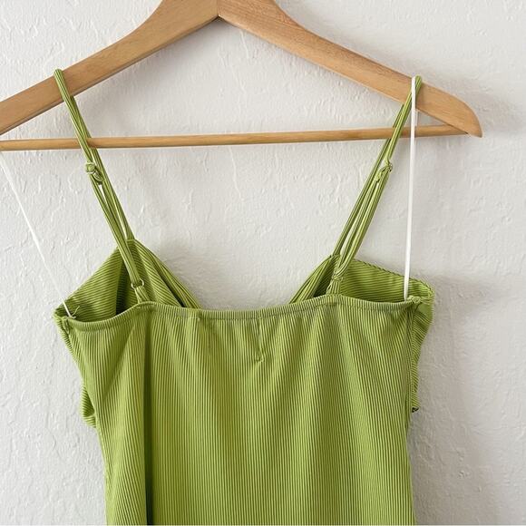 Princess Polly | Cut Out Mini Dress Green - Picture 8 of 9